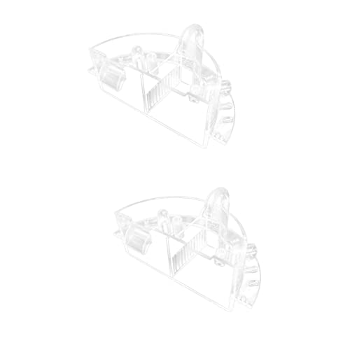 minkissy 2 stücke 3 fisch tank box aquarium sauerstoff interne pumpe transparente ecke angetrieben ecke aquarium zubehör unter kies aquarium auf wassertank kunststoff von minkissy