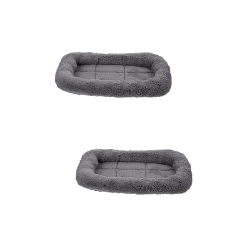 minkissy 2 x Haustiermatte, große Heizkissen, Katzendecken für Innenkatzen, kuscheliges Hundebett, bequemes Sofa, Outdoor-Hundebett, waschbar, Haustierzubehör, große Hundebetten, Haustierbedarf, von minkissy