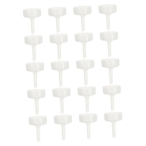 minkissy 20 STK Deckel der Inkubatorflasche aquaristik zubehör Garnelen zubehör Garnelen Eier Inkubator Garnelen-Eier Adapter Zuchtbox Flaschenverschluss Artemia Plastik Weiß von minkissy