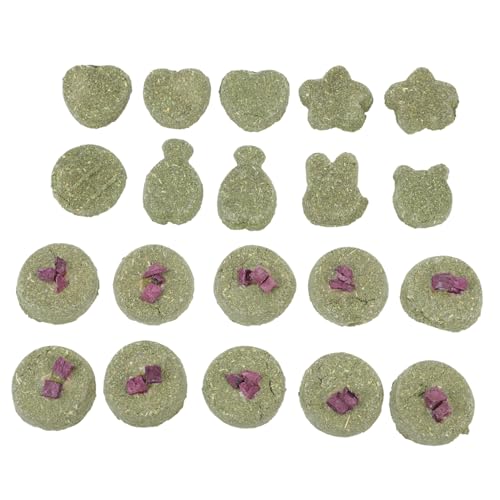 minkissy 20Pcs Pet Molar Grass Cake food snacks chinchilla chew toys guinea pig toy bunny treats rabbit treats for bunnies toys for rabbits hamster treats bunny toy little pet animal von minkissy