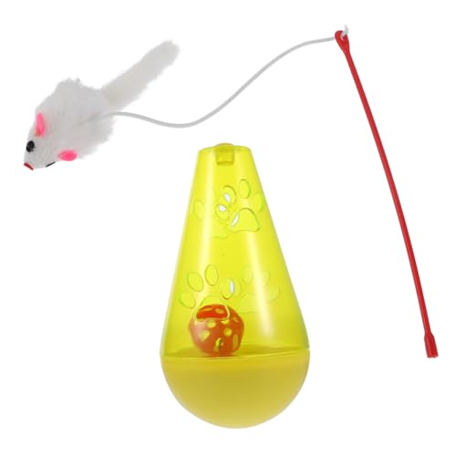 minkissy 2St Becher Spielzeug katzenspielzeug Katzen-Mäuse-Spielzeug Futterautomat für Haustiere Hundespielzeug Tumbler iq Trainingsspielzeug Ballspielzeug für Katzen Katzenbedarf Hündchen von minkissy