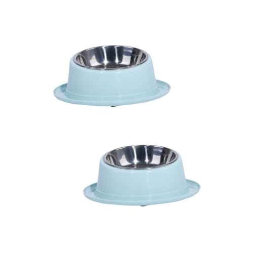 minkissy 2St Feeder Hundegeschirr pet Supplies haustierbedarf hundenäpfe katzennäpfe Futternapf für Haustiere Hundefutter rutschfest Slow-Food-Bowl Lebensmittel von minkissy