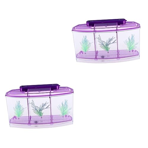 minkissy 2st Aquarium Violett Büro Schreibtisch von minkissy