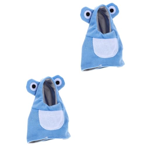 minkissy 2St Papageienkleidung Spielzeug für Haustiere Kleider für den Winter Spielzeug Mäntel Wo Haustier Fliegender Anzug Vogelkostüm Halloween Jacke mit Hut erröten Vögel Taube von minkissy