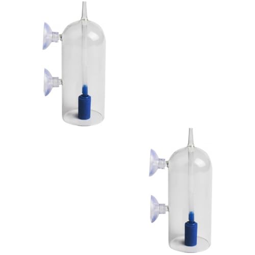 minkissy 2St Sauerstofflöser für Aquarien Glas Aquariumdekoration Aquarium- Fisch Diffusor Luftverteiler Luftstein für Aquarien Luftstein-Kit die Blase Suite einstellen Blasenstein von minkissy