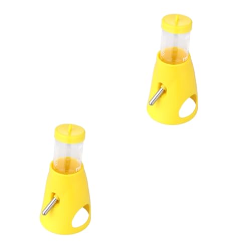 minkissy 2St -Wasserflasche Haustier-Wasserflasche wasserkocher Wasserspender Trinkflasche für Hamster Wasserflaschenspender für Hamster doppelter Zweck Trinkbrunnen Wasserzufuhr von minkissy