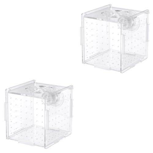 minkissy 2St Hatchinale Inkubatoren Aquarium Brutkästen Betta Artemia-Eier zum Ausbrüten hatchamals Aquarien-Inkubator Halter für Aquarien Mit Deckel Aquarienfische Suite Terrarium braten von minkissy