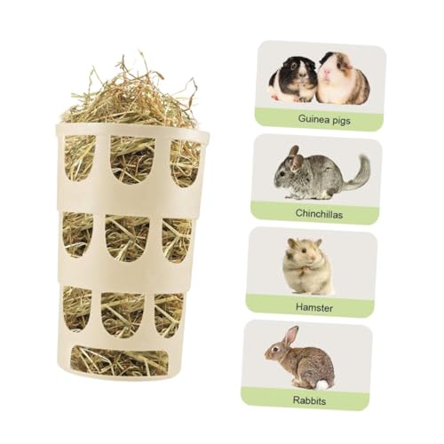 minkissy 2pcs Heuraufe Heu für Kaninchen Kaninchen Heu Kaninchen Feeder Bunny Feeder Gras Feeder Kaninchen Heu für Meerschweinchen Käfig Gras Feeder Meerschweinchen Heu Kaninchen Gras Feeder Mehrzweck von minkissy