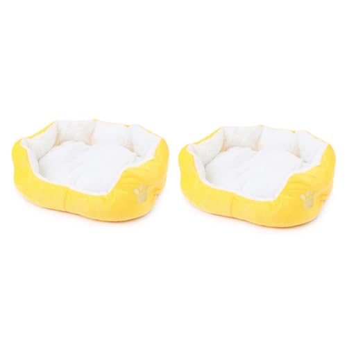 minkissy 2pcs Pet Bed House Dog House Bed Pet Plush House Pet Warm House Pet Plush Bed von minkissy