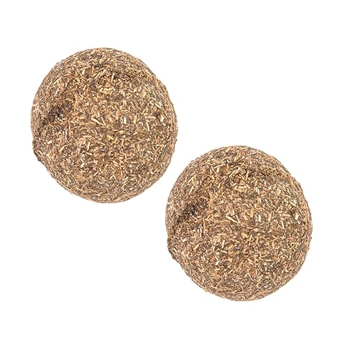 minkissy 2pcs Pet Toys Catmint Ball Toy Catnip Ball Cat Mint Balls Snack Chew von minkissy