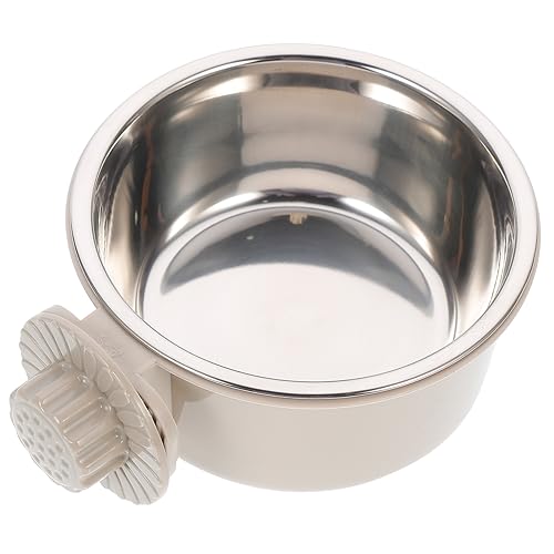 minkissy 2pcs Puppy Supplies Rabbit Food Kennel Water Bowl Dog Food Feeder Rabbit Water Bowl Puppy Water Bowl Puppy Supplies Puppy Feeder Zwinger Dog Bowls Stainless Steel Feeding Bowl von minkissy