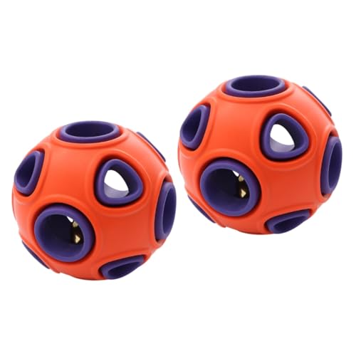 minkissy 2pcs Treat Dispensing Dog Toys Brain Toy Puzzle Toys Dog Puzzle Dog Treat Toy Teething Toy Puzzle Dog Toys Dog Ball Toy Dogman Toys Leakage Food Ball Dog Training Toy Dog Food Pet von minkissy