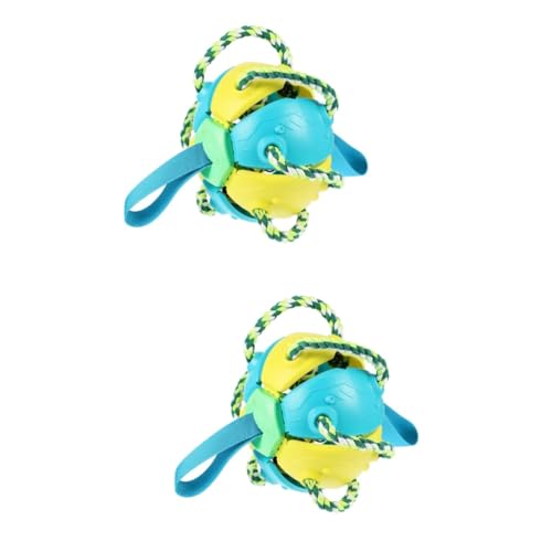 minkissy 2pcs pet water toys for dogs tug of war dog toy outside toys aggressive chewers dog latex dog water toy dog tug toy chew on rope squeaky dog balls plastic Fetch toothbrush von minkissy