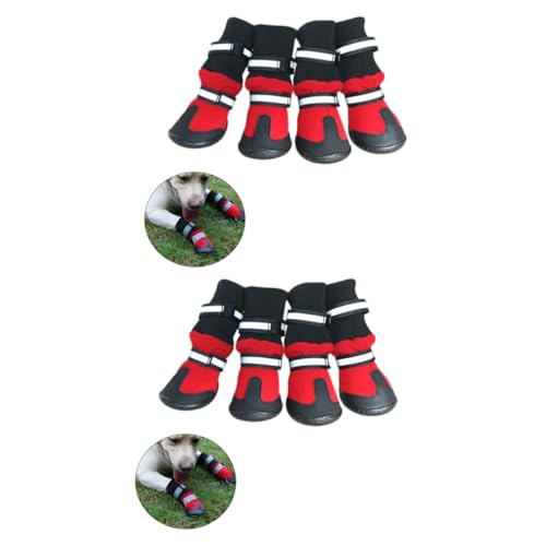 minkissy Schutzschuhe Hund 2st Atmungsaktive Hundeschuhe Mittlere Bis Große Hunde Regenstiefel Hund Booties von minkissy