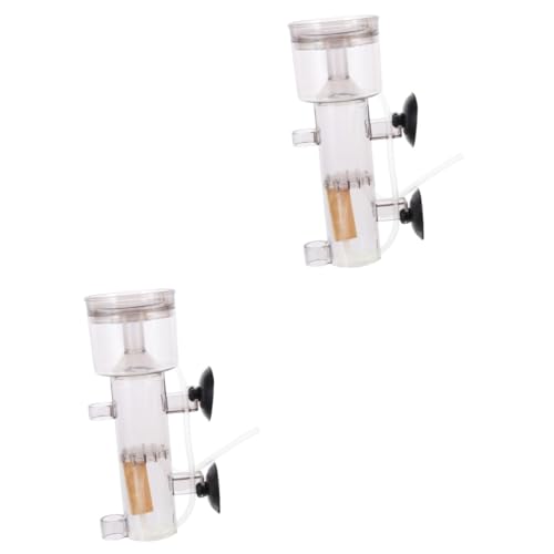 minkissy 2st Eiweißabschäumer Filter Für Aquarium Aquariumzubehör Salzwasser-reinigungskimmer Skimmer Für Aquarien Aquariumfilter Reinigungsmaschine Für Aquarien Acryl Glas Wasserreiniger von minkissy