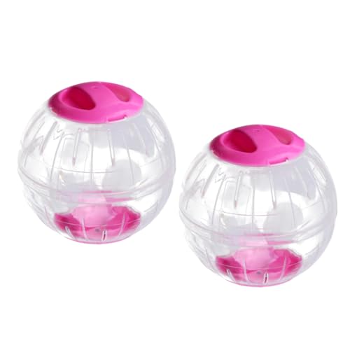 minkissy 2st Hamster-Gymnastikball Hamster Läuft Hamsterball Hamster-übungsspielzeug Spielzeuge Bärin Meerschweinchen-Gymnastikball Kleiner Hamster Igelrad Ratte Goldener Bär Spielereien von minkissy