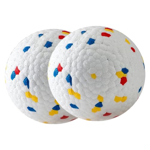 minkissy 2st Hüpfender Ball Welpenspielzeug Kleine Hundebälle Ball Für Hunde Strapazierfähiges Hundespielzeug Bälle Für Kleine Hunde Ballwerfer Für Hunde Hundebedarf Drinnen E-TPU-Material von minkissy