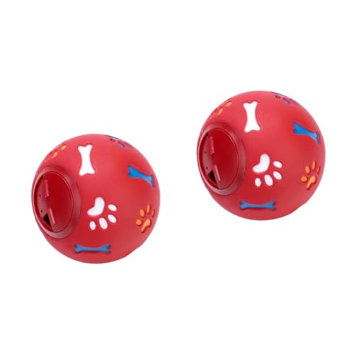 minkissy 2st Hundeleckerli Pompones De Porristas Spielzeug Für Haustiere Spenderkugel Behandeln Undichter Futterhund Leckerli-Spielzeug Für Hunde Interaktiv Leckball Für Haustiere Zubringer von minkissy