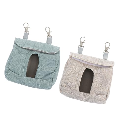 minkissy 2st Kaninchen-heu-Tasche Aufbewahrungsbeutel Für Lebensmittel Futterspender Futtersack Für Hamster Hängende Heusäcke Hamster Heulager Krippe Chinchilla-selbstfütterungsbeutel Hase von minkissy