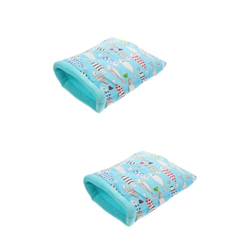 minkissy 2st Schlafsack Für Hamster Für Kleine Haustiere Hamster Wintersack Zubehör Für Meerschweinchen Frettchen Meerschweinchen Schlafsack Bett Aus Baumwolle Süssigkeit Samt von minkissy