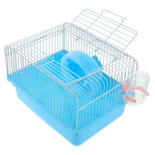 minkissy 2st Tragbarer Hamsterkäfig Rattenträger Outdoor-zubehör Hamstertrage Für Unterwegs Rattenkäfig Hamsterfutter Tragetasche Für Hamsterkäfig Mäusekäfig Reisen Tier Kaninchenkäfig von minkissy