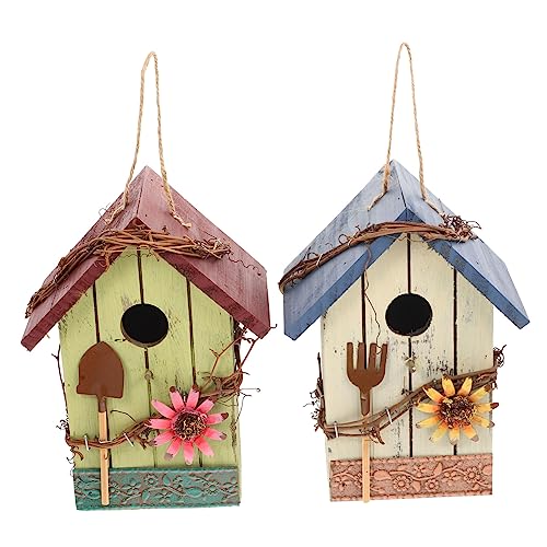 minkissy 2st Vogelhaus Der Vogel Holz Geburtstagsgeschenk von minkissy