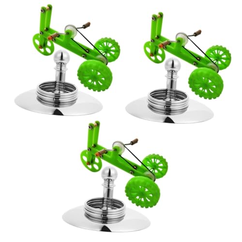 minkissy 3 Sätze Papagei Fahrrad Haustierspielzeug Lernspielzeug Desktop-Spielzeug Spielzeuge Papageienspiel Spielzeug Mini-Fahrradspielzeug Puzzle Requisiten Trainingsmaterial Vögel Eisen von minkissy