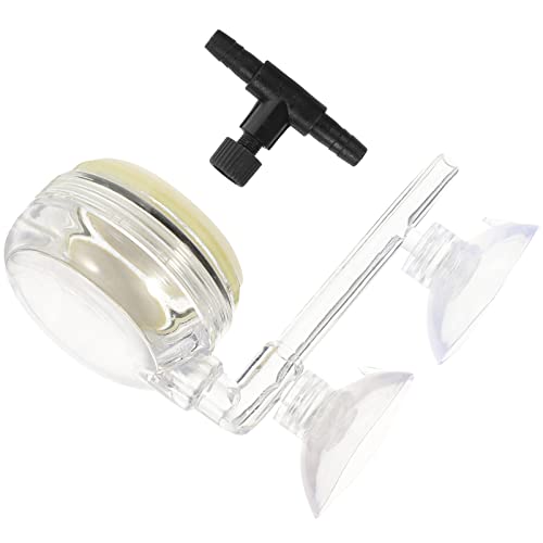 minkissy 3 Sätze Sprudelschale für Aquarien Luftverteiler Mini-Aquarium Mini-Saugnäpfe Luftsprudler für Aquarien Ausströmersteine ​​für Aquarien Fischluftpumpe Leiser Luftstein für Aquarien von minkissy