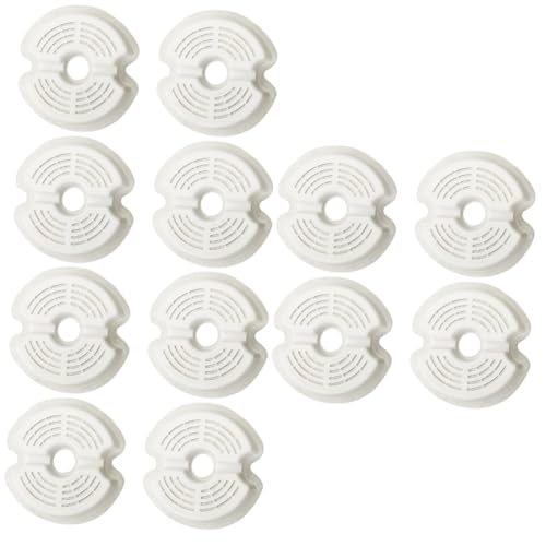 minkissy 3 Sätze Wasserspenderfilter Für Haustiere Hamster Zubehör Spinnen Trinkzubehör Weiß Filter Element von minkissy