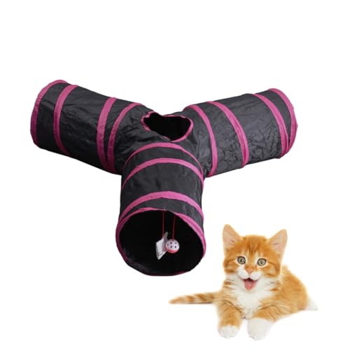 minkissy 3 kaninchenspielzeuge Rabbit Toys cat Toys Katzen spielsachen Katze Tunnel cat Tunnel Hamster Röhre Haustierhaus Haustierkanal Haustier Katze Katzentunnel Katzenspielzeug von minkissy