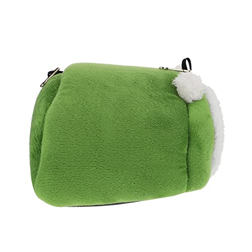 minkissy 3 stücke pet Cotton Nest Hamster Bed Xmas Hamster Winter Warm Bed Hamster Cages Cat House Gerbil Bed pet Nesting cave Plush Hamster Supplies Tiger Skin Awning SHU lint von minkissy