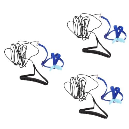 minkissy 3-teiliges Set Papagei Fliegendes Seil Trainingsleine Für Papageien Papagei Flugleine Zugseil Für Vögel Zubehör Für Das Vogeltraining Conure-Spielzeug Stoff Fledermausflügel Gürtel von minkissy