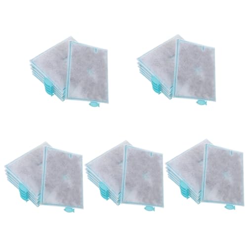 minkissy 30 STK Filterelement für Aquarien Aquarium Wattepads Sieb zuschneidbare Aquarienfiltermatte Praktische Aquarienfiltermatte Haushalt Filterschwamm Zahnseide Filter Element Zubehör von minkissy