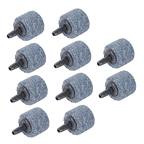 minkissy 30 Stück Aquarium Luftstein Aquarium Luftsteine Aquatainer Luft Hydrokultur Luftpumpe Luft Keramik Diffusor Air Stones für Aquarium Sha Hochtemperaturgebrannter Sand Mute von minkissy