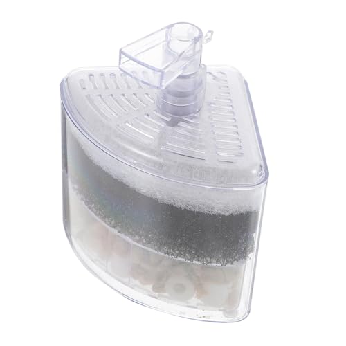 minkissy 3St Innenfilter für Aquarien Aquarienecke Luftbetriebener Filter sauerstoffpumpe aquaristik zubehör Luftfilter Eckfilter für Aquarien Eckaquarium pneumatisch Abschirmkasten von minkissy