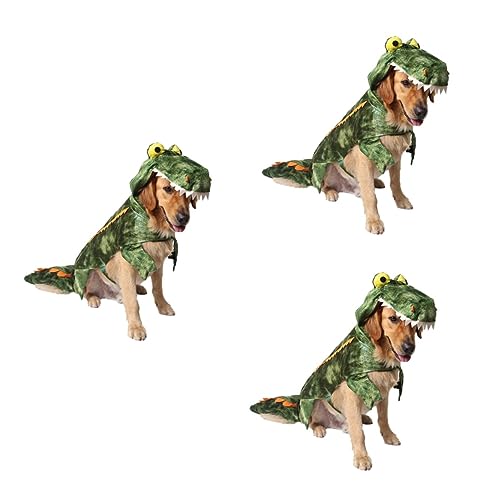 minkissy 3St Hundekostü für große Hunde mcbling Kleidung Kostü für Hund das Outfit Hunde Fasching kostü Dog Christmas Costume warme Haustierkleidung Hunde-Outfit Halloween Hundekleidung von minkissy