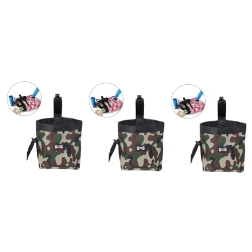 minkissy 3St Trainingsbedarf für Haustiere Hundebehandlungstasche Snack-Taschen Tasche für Haustiertrainer Leckerlibeutel für das Hundetraining draussen Snacks für Hunde Haustiertasche von minkissy