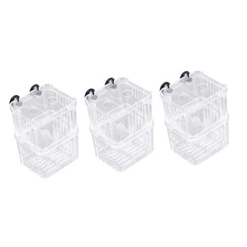 3pcs Box Net Fish Breeding Net drip Acclimation kit breeding net for Fish Tank Fish net for Fish Tank Acclimation net Aquarium Fish breeding Fish Guppies Large von minkissy