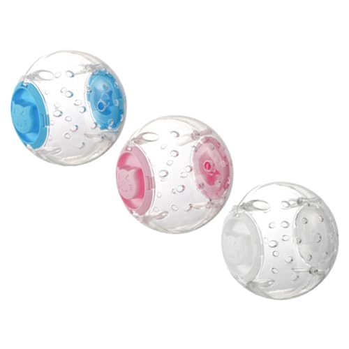 minkissy 3pcs Fehlende Nahrung Spielzeug Kleine Hunde Spielzeug Hund Interaktiver Ball Spielzeug Leckerli Spender Spielzeug Leckerli Spender Hundespielzeug Leckerli Ball für Hunde Hundespielzeug für von minkissy