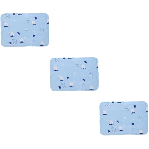 minkissy 3pcs pet ice mat rabbit feet pad summer dog crate pad comfortable dog nest dog sleeping bed summer pet bed summer cat pad small dog sleeping mat cool pvc composite cloth von minkissy