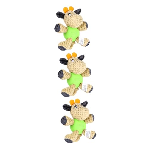 minkissy 3pcs puppy puzzle toys dog toys for boredom teething toy rubber squeaky dog toys indestructible dog toys latex dog toys Dog Chew Toys chew toys for small dogs pet toy ball von minkissy