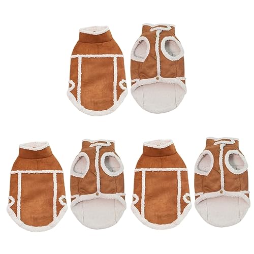 minkissy 3pcs snowmobile jacket dog clothing dog clothes dog winter clothes xs dog sweater dog warm cloth dogs pajamas dog sweaters for small dogs boy boys outfit blazer cool Pet dog von minkissy