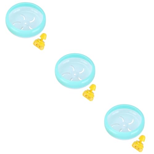 minkissy 3st Hamster Silent Roller Spielzeug Plastik Kleines Haustier Igel von minkissy