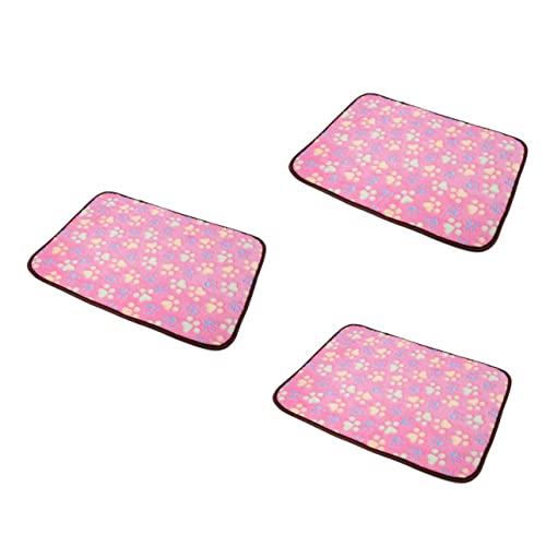 minkissy 3St kühlmatte für Haustiere Tier kühlmatte Car travel pet mat Haustier-Sommermatte Bodenfilter für Aquarien Haustiermatte Hund Sommermatte doppelseitig Sommer pad Haustierzubehör von minkissy