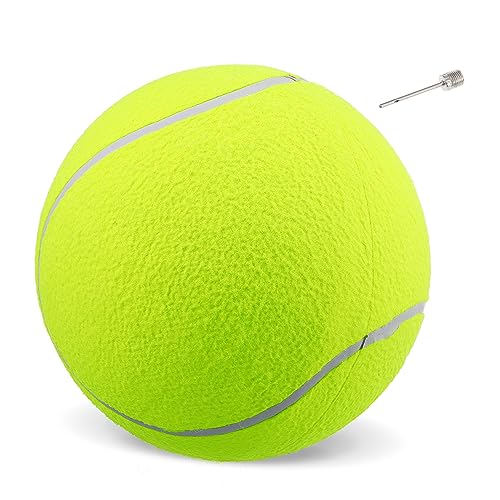 minkissy 3st Hundeballwerfer Tennis Ball Trainieren Riesentennis Für Hundekatzen 9,5 Zoll Tennisball Kichernder Ballhund Großer Tennisball Für Hunde Bälle Hüteball Hündchen Glücklicher Ball von minkissy