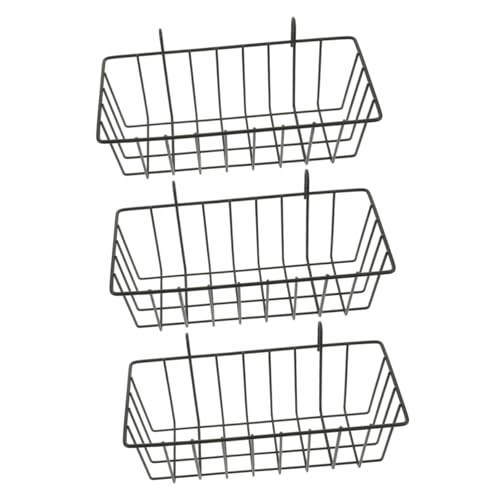 minkissy 3st Kaninchen Heuraufe Zubehör Für Meerschweinchen Futterstelle Für Kaninchen Hasenzubehör Hasenfutterspender Hamsterzubehör Zubringer Chinchilla Aufbewahrungskorb Schmiedeeisen von minkissy