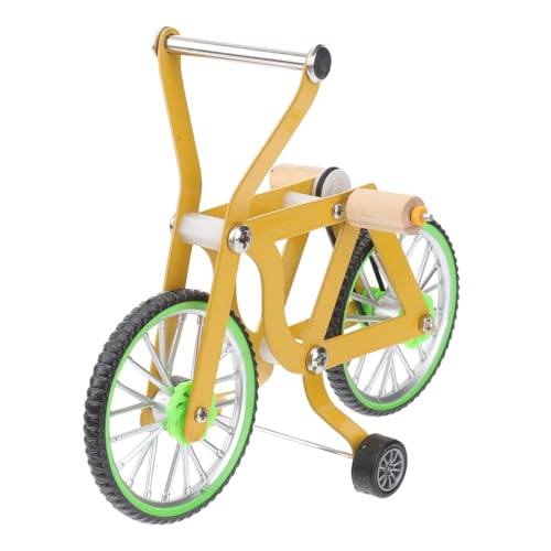 minkissy 3St Papagei Fahrrad kleines Vogelspielzeug Haustierspielzeug Mikrorätsel Spielzeuge Vogel Spielzeug kreatives Papageien-Spielzeug Mini Kegelschwanz Elektrofahrrad Requisiten Puzzle von minkissy