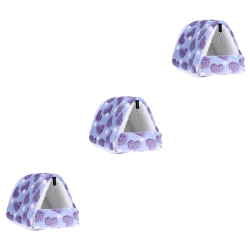 minkissy 3st Rattenstreu Schlafsack Mini Kleines Haustier Violett von minkissy