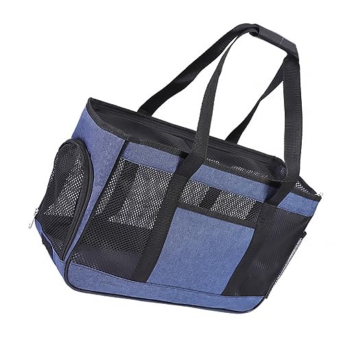 minkissy 3st Tasche Für Haustiere Kätzchen Autotasche Reisebrieftaschen Tragbare Haustierhandtasche Mesh-Tasche Sommertasche Automobilhaustierbedarf Katze Reisen Der Hund Oxford-Stoff Wagen von minkissy