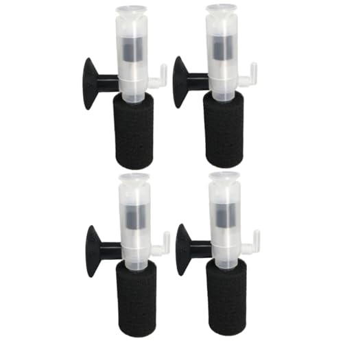 minkissy 4 Aquarienbelüfter wasserreiniger hauswasserfilter Innenreiniger für Aquarien Kleiner Aquarienfilter kunststoffreiniger Mini-Sieb Professioneller Aquarienfilter Tauchfilter von minkissy